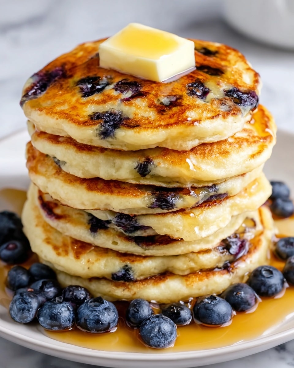Secret to Extra Fluffy Blueberry Pancakes: Baking Soda & Vinegar
